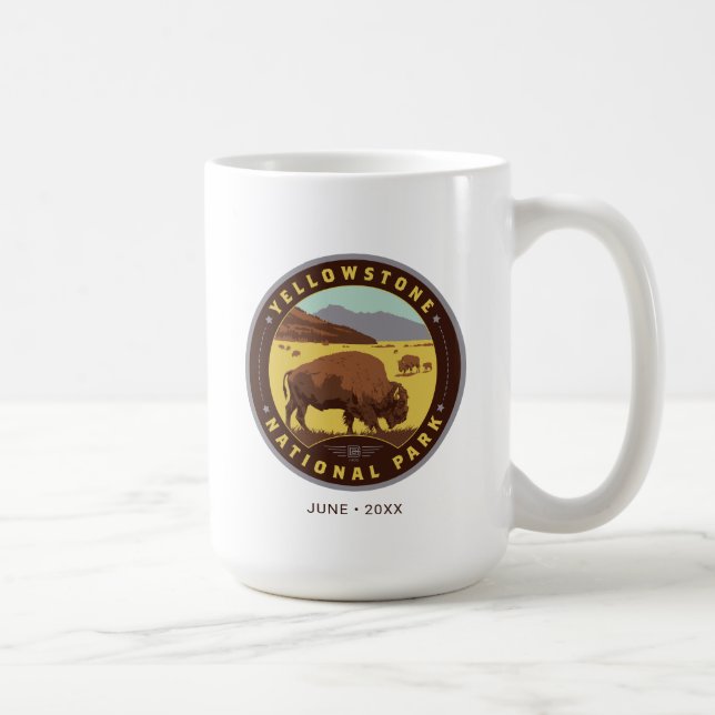 Yellowstone National Park Kaffeetasse (Rechts)
