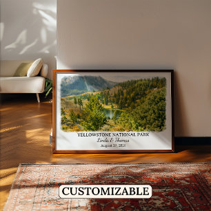 Yellowstone National Park Montana Poster, Benutzer Poster