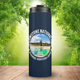 Yellowstone National Park Nature Landscape Thermosbecher