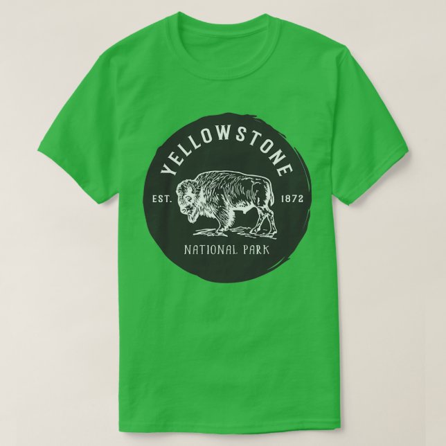 Yellowstone National Park Triblend T-Shirt (Design vorne)