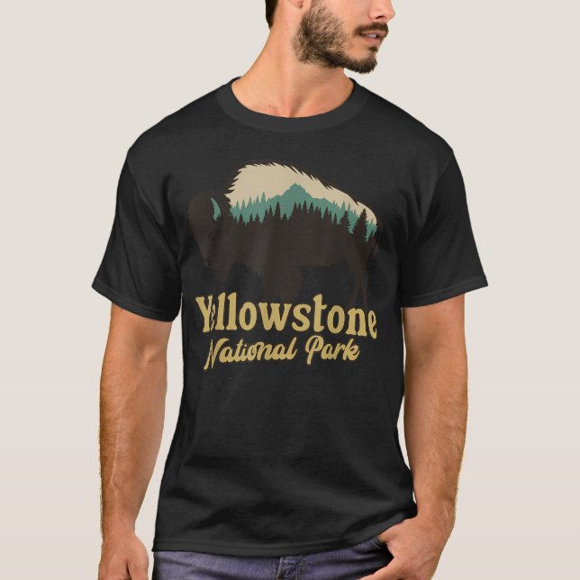 Yellowstone National T-Shirt (Vorderseite)