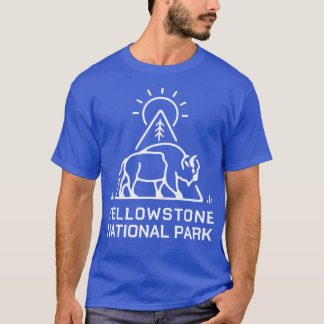 Yellowstone Nationalpark 1 für Camping Wandern und T-Shirt