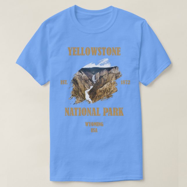 Yellowstone-Nationalpark 1 T-Shirt (Design vorne)