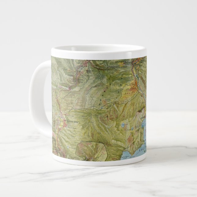 Yellowstone-Nationalpark 2 Jumbo-Tasse (Vorderseite Links)