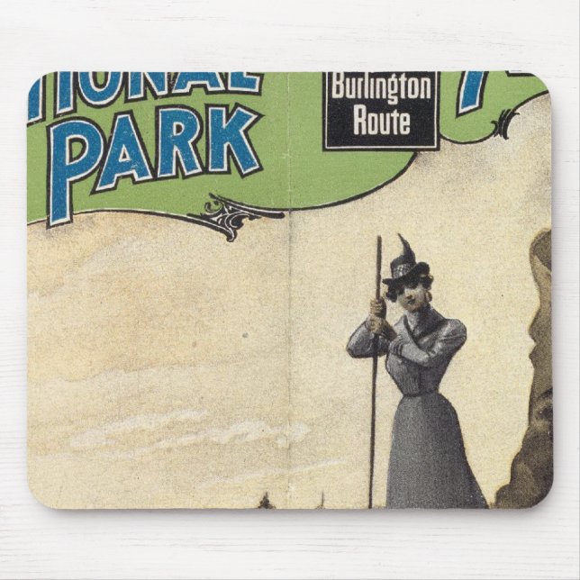 Yellowstone-Nationalpark 3 Mousepad (Vorne)