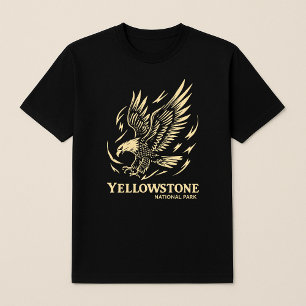 Yellowstone Nationalpark Adler Vintag T-Shirt