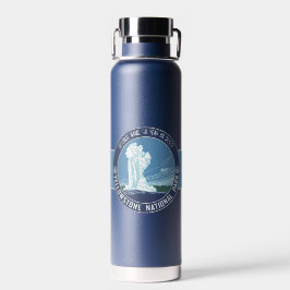 Yellowstone Nationalpark - Alte, treue WPA Trinkflasche