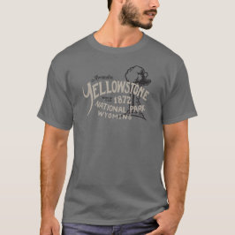 Yellowstone Nationalpark altes zuverlässiges T-Shirt