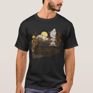 Yellowstone Nationalpark Bären & Fiddle Faithies T-Shirt