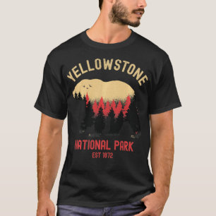 Yellowstone Nationalpark Bear Souvenir Geschenk T-Shirt