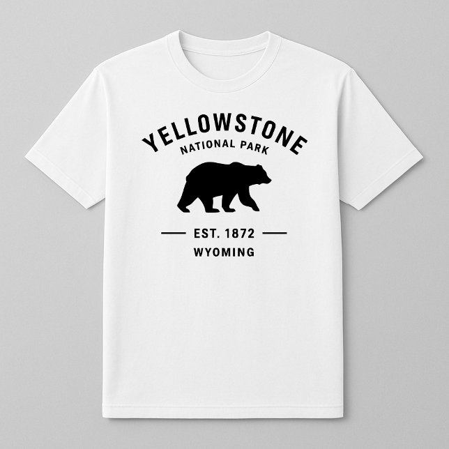 Yellowstone Nationalpark Bear T-Shirt (Von Creator hochgeladen)