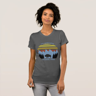 Yellowstone Nationalpark Berg Souvenir T-Shirt