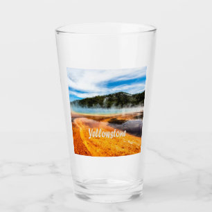 Yellowstone Nationalpark Berge Naturtiere Glas