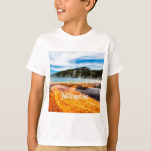 Yellowstone Nationalpark Berge Naturtiere T-Shirt