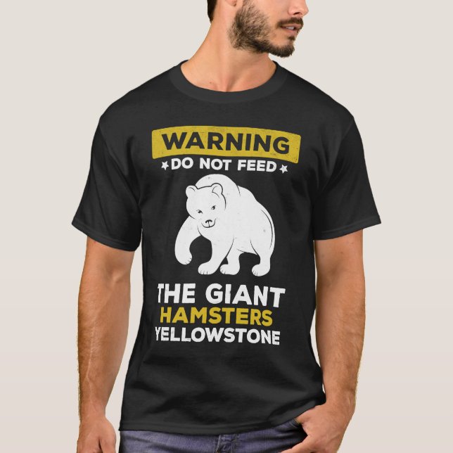 Yellowstone Nationalpark Bier Zitat Wildtiere Natu T-Shirt (Vorderseite)