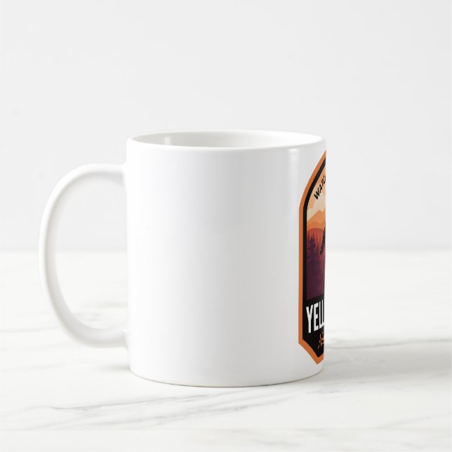 Yellowstone Nationalpark Bigfoot Kaffeetasse (Links)
