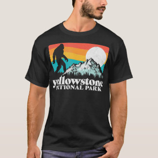 Yellowstone Nationalpark Bigfoot Mountains T-Shirt