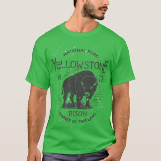 Yellowstone Nationalpark Bison Eigentümer dieses L T-Shirt