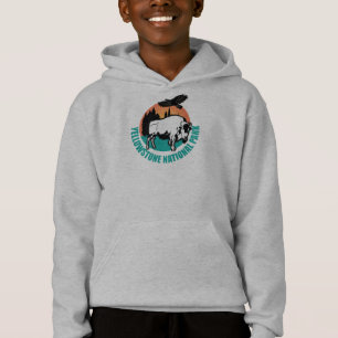 Yellowstone-Nationalpark-Bison Hoodie
