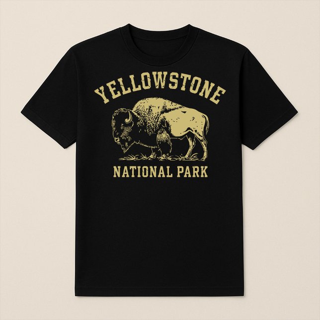 Yellowstone Nationalpark Bison T-Shirt (Von Creator hochgeladen)