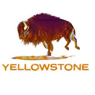 Yellowstone Nationalpark Bison T-Shirt
