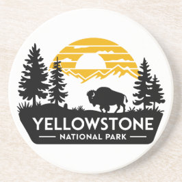 Yellowstone Nationalpark Bison Untersetzer
