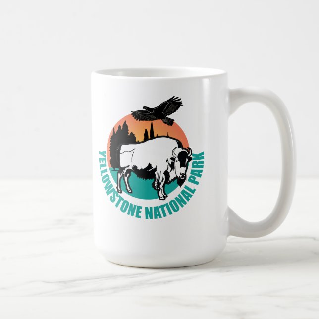 Yellowstone Nationalpark biss Tasse (Rechts)