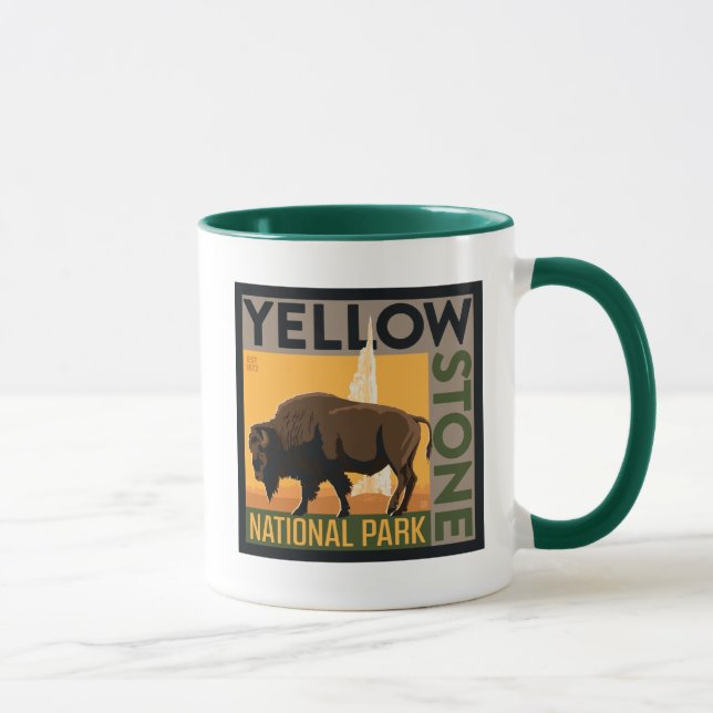 Yellowstone-Nationalpark | Buffalo Tasse (Rechts)