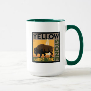 Yellowstone-Nationalpark   Buffalo Tasse