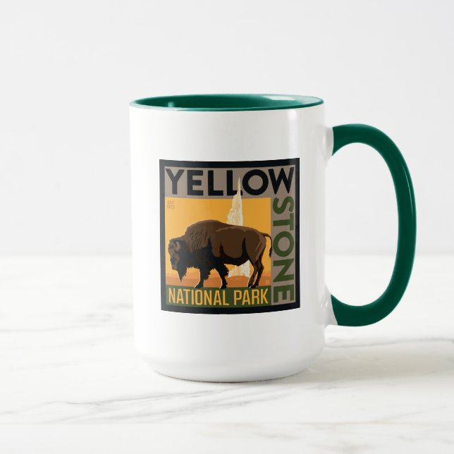 Yellowstone-Nationalpark | Buffalo Tasse (Rechts)