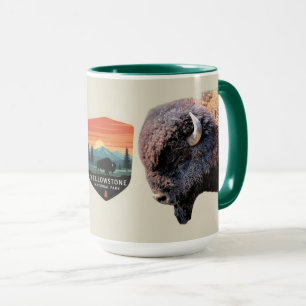 Yellowstone Nationalpark Büffel Bison Tasse