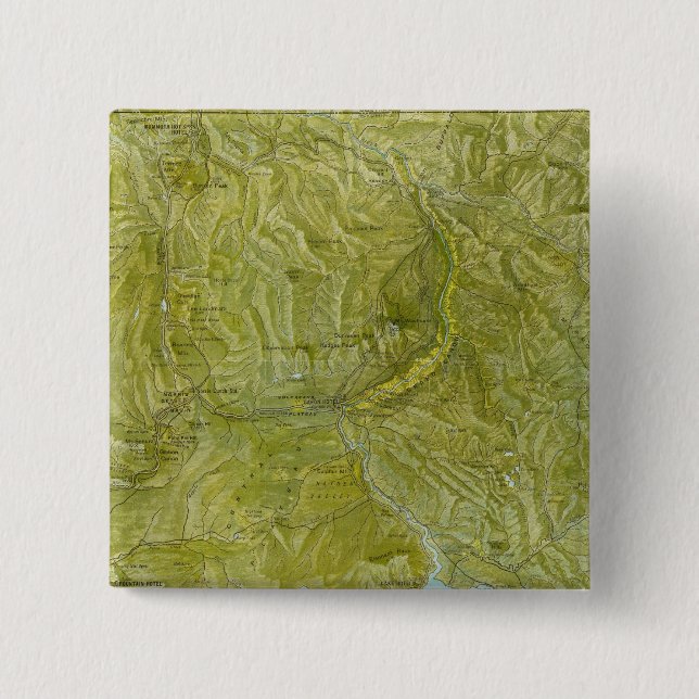 Yellowstone-Nationalpark Button (Vorderseite)