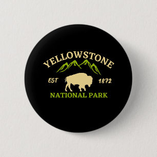 Yellowstone-Nationalpark Button