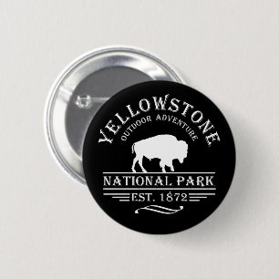 Yellowstone Nationalpark Button