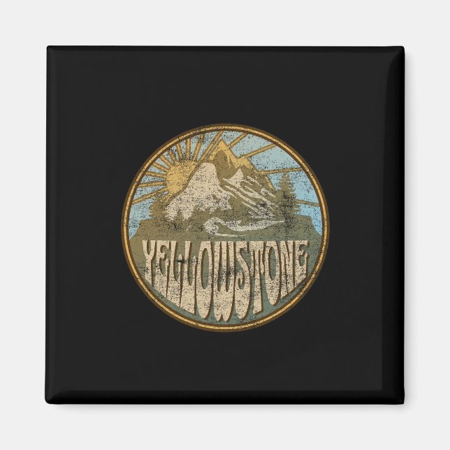 Yellowstone Nationalpark California Magnet (Vorne)