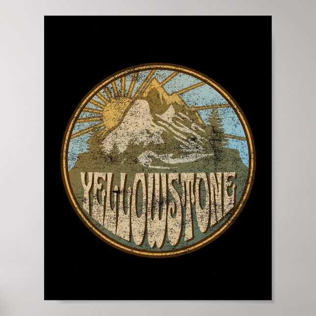 Yellowstone Nationalpark California Poster (Vorne)