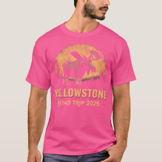 Yellowstone Nationalpark Familienstraße 2025 Mo T-Shirt
