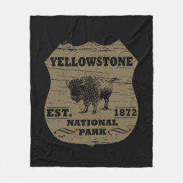 Yellowstone Nationalpark Fleecedecke