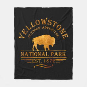 Yellowstone Nationalpark Fleecedecke