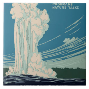 Yellowstone-Nationalpark Fliese