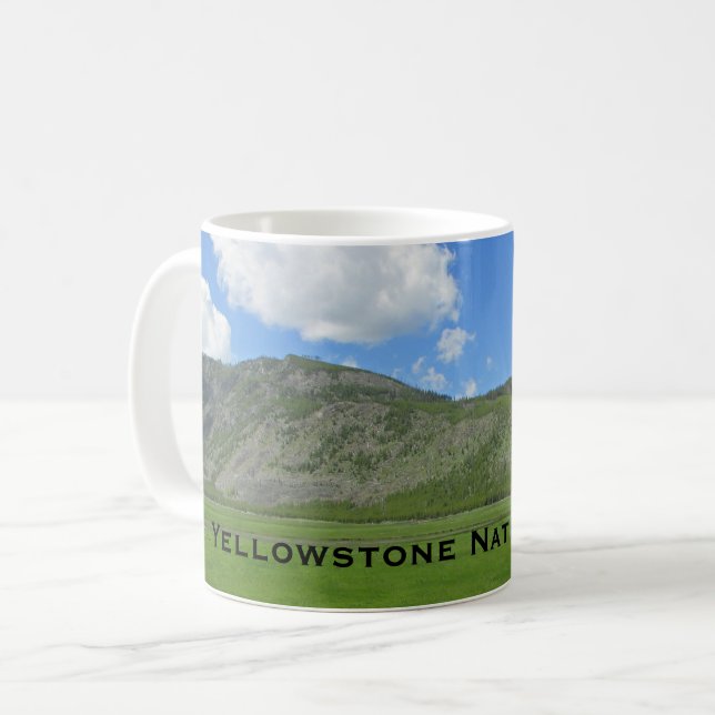Yellowstone Nationalpark Foto Naturlandschaft Kaffeetasse (Vorderseite Links)