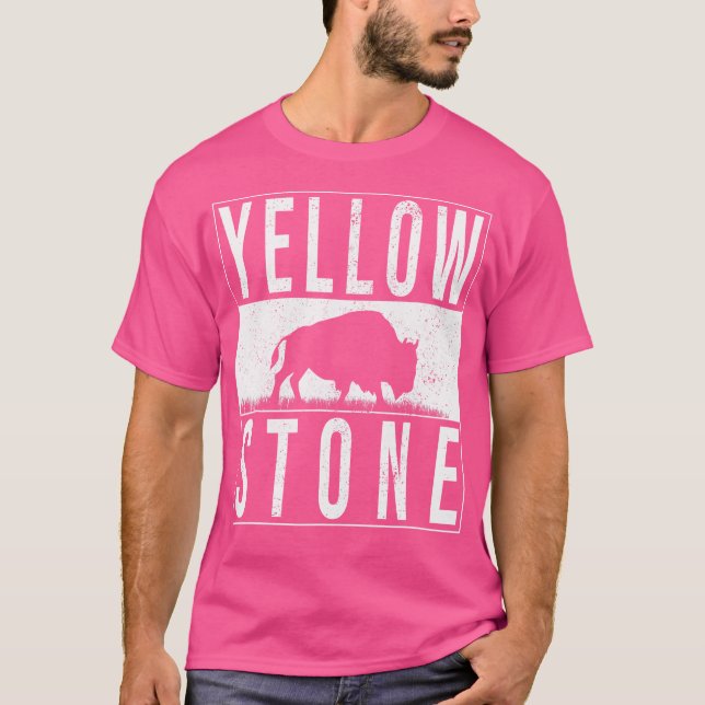 Yellowstone Nationalpark für Wandern und Camping T-Shirt (Vorderseite)