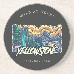 Yellowstone-Nationalpark Getränkeuntersetzer