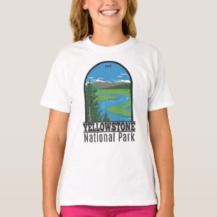 Yellowstone Nationalpark Hayden Tal Vintag T- T-Shirt
