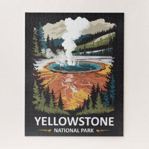 Yellowstone Nationalpark-Heißquelle Puzzle