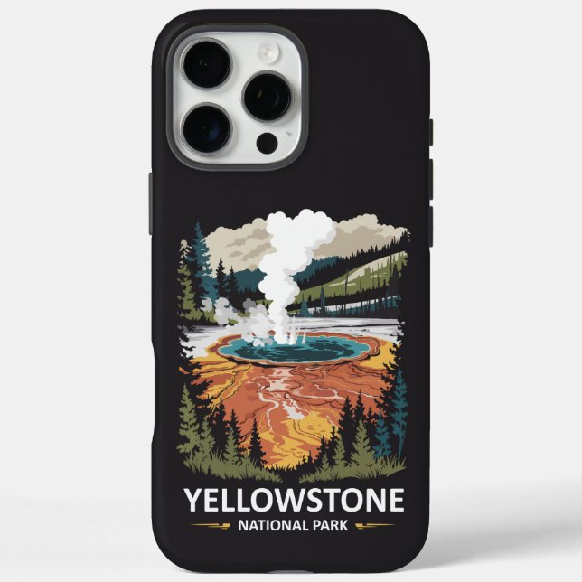 Yellowstone Nationalpark Hot Spring Case-Mate iPhone Hülle (Rückseite)