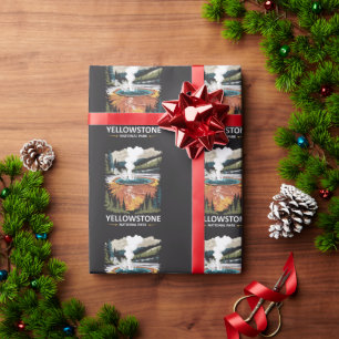 Yellowstone Nationalpark Hot Spring Geschenkpapier
