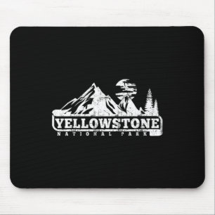 Yellowstone Nationalpark Ich liebe Wandern Fernweh Mousepad