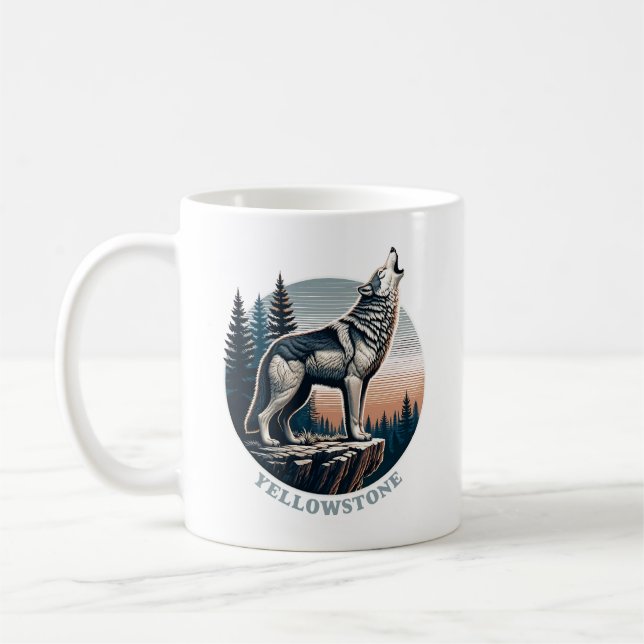 Yellowstone-Nationalpark Kaffeetasse (Links)