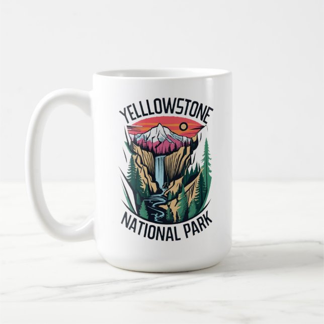 Yellowstone-Nationalpark Kaffeetasse (Links)